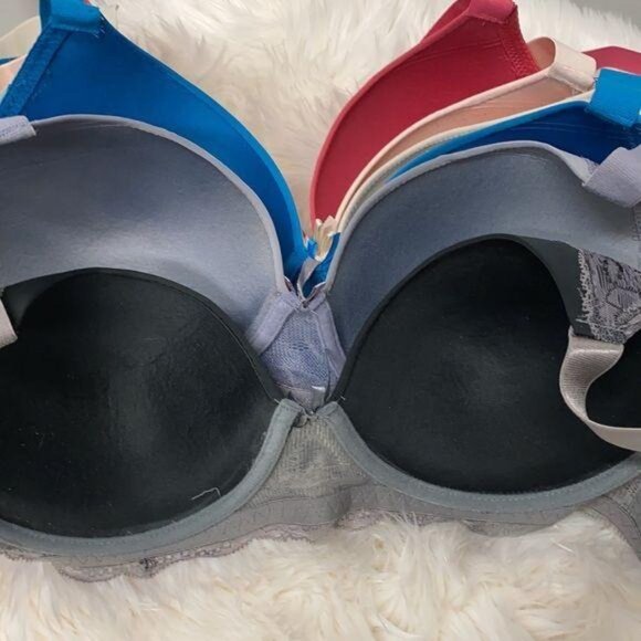 Bundle of Six Lace Contrast Bras - Picture 4 of 4